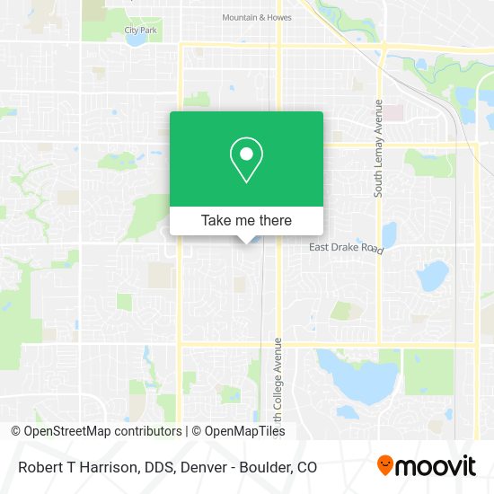 Robert T Harrison, DDS map