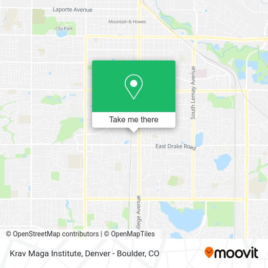 Krav Maga Institute map
