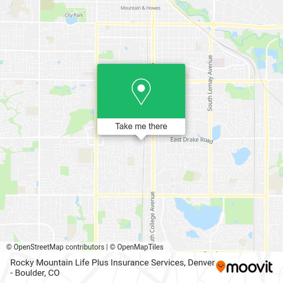 Rocky Mountain Life Plus Insurance Services map