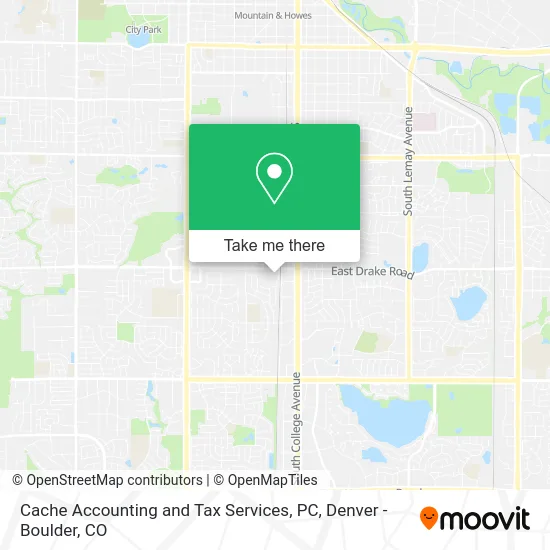 Cache Accounting and Tax Services, PC map
