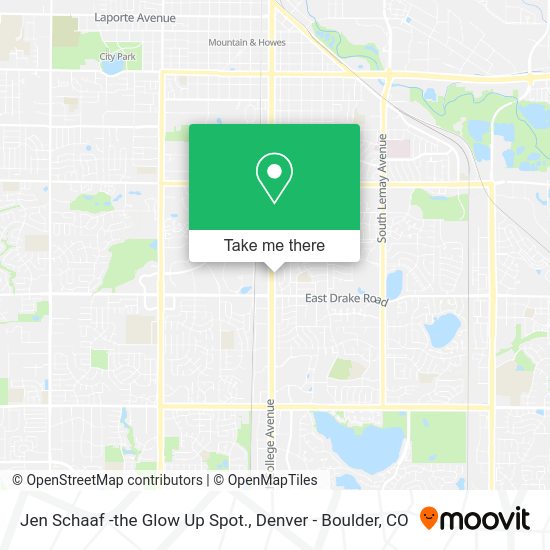 Jen Schaaf -the Glow Up Spot. map