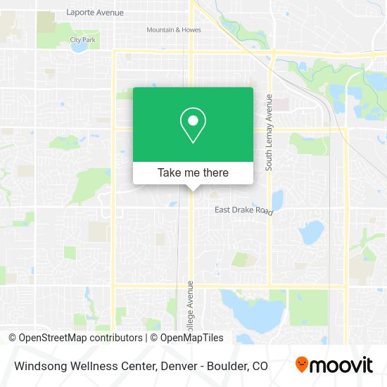 Mapa de Windsong Wellness Center