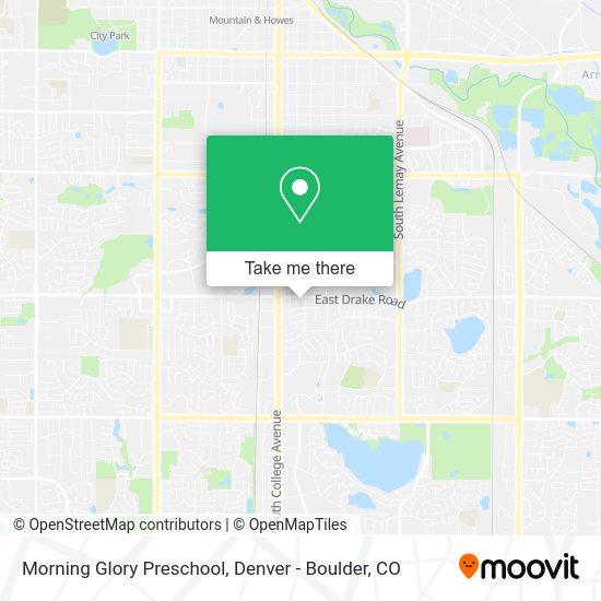 Morning Glory Preschool map