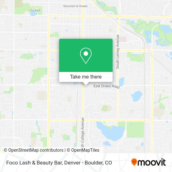 Mapa de Foco Lash & Beauty Bar
