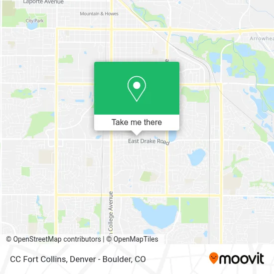CC Fort Collins map