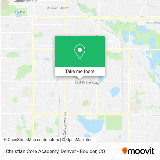 Christian Core Academy map