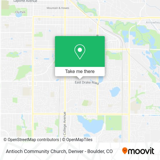 Antioch Community Church map