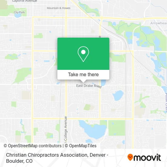Christian Chiropractors Association map