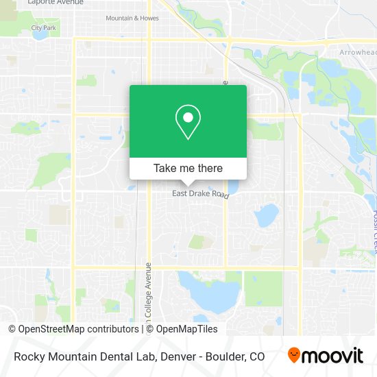 Rocky Mountain Dental Lab map