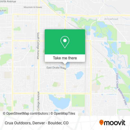 Crua Outdoors map