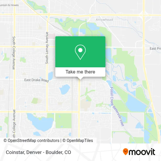 Coinstar map