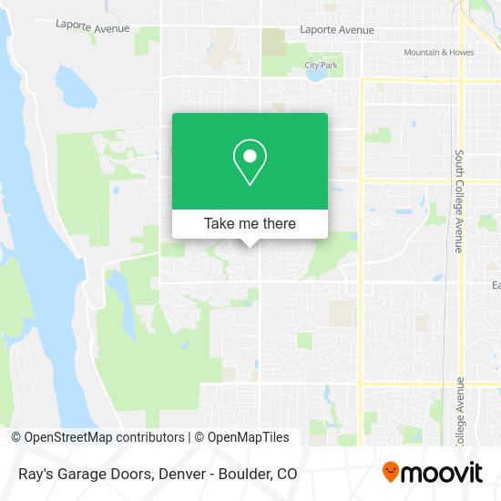 Ray's Garage Doors map