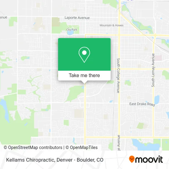 Kellams Chiropractic map