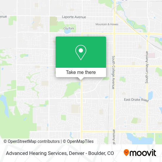 Advanced Hearing Services map