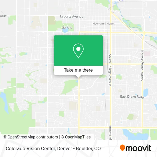 Colorado Vision Center map