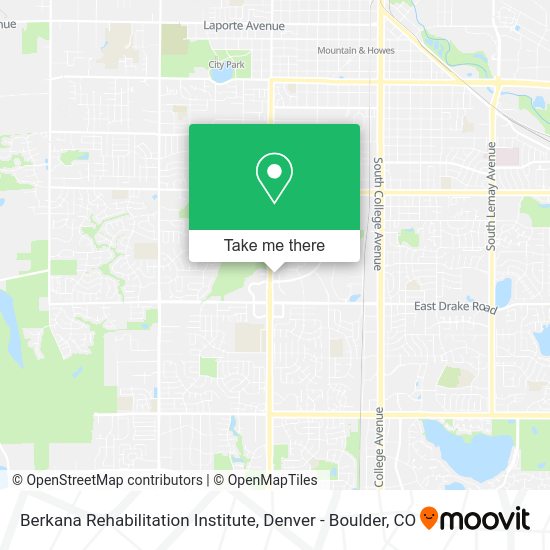 Berkana Rehabilitation Institute map