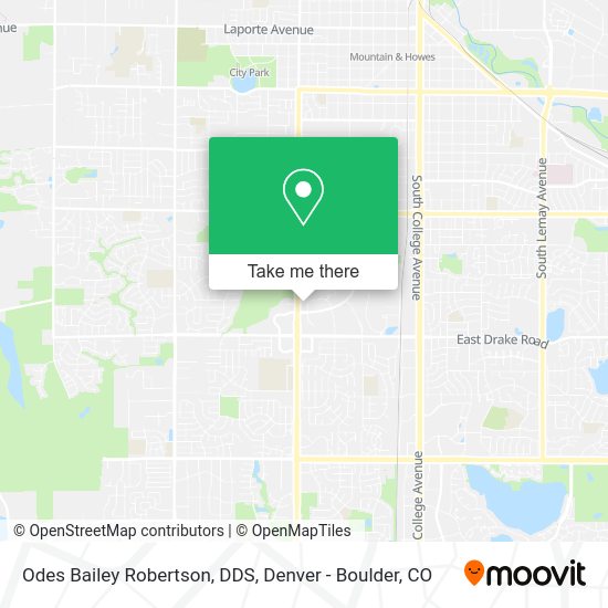 Odes Bailey Robertson, DDS map
