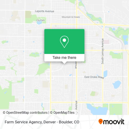 Farm Service Agency map