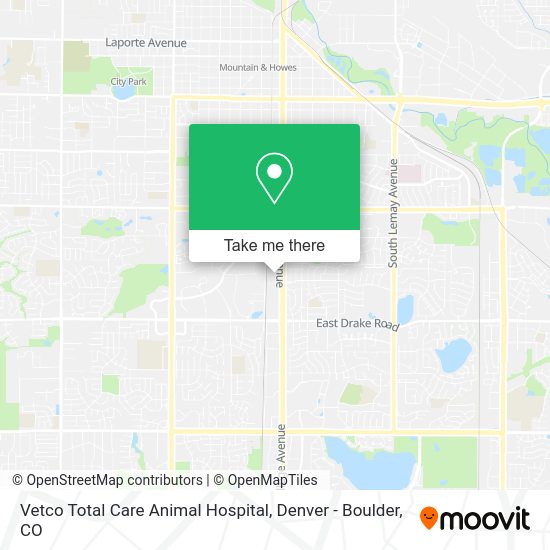 Mapa de Vetco Total Care Animal Hospital