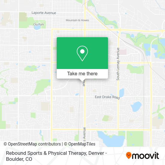 Rebound Sports & Physical Therapy map