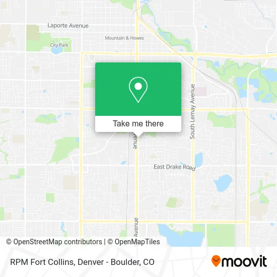 RPM Fort Collins map