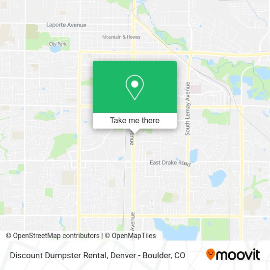 Discount Dumpster Rental map