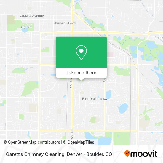Garett's Chimney Cleaning map