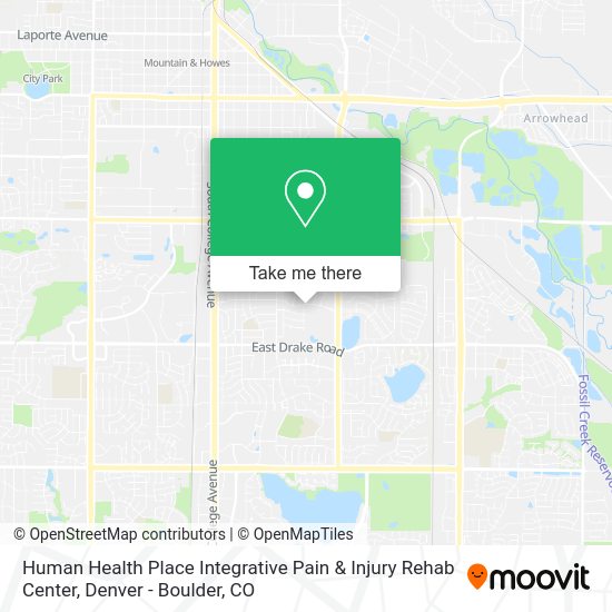 Human Health Place Integrative Pain & Injury Rehab Center map