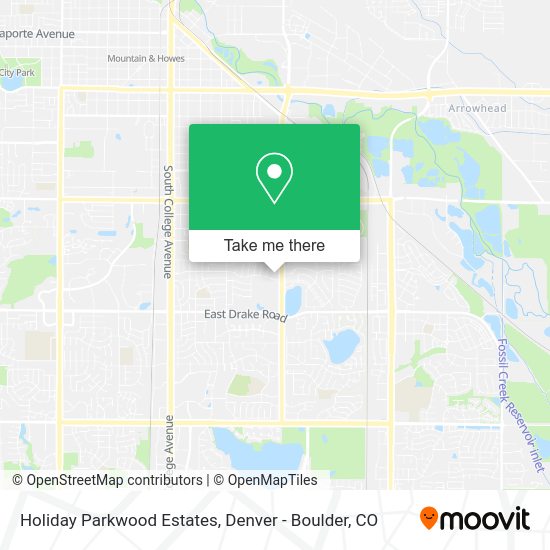 Mapa de Holiday Parkwood Estates