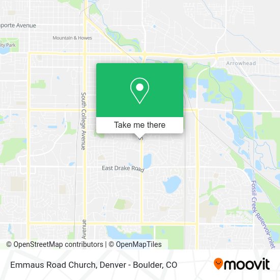 Mapa de Emmaus Road Church