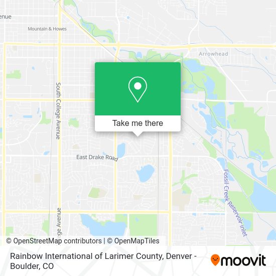 Rainbow International of Larimer County map