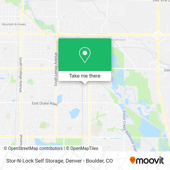 Mapa de Stor-N-Lock Self Storage