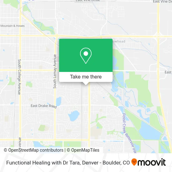 Functional Healing with Dr Tara map