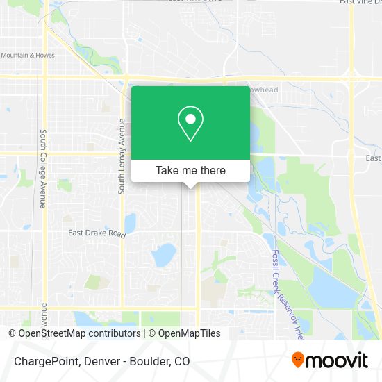 Mapa de ChargePoint
