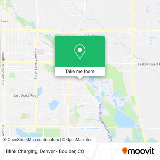 Blink Charging map