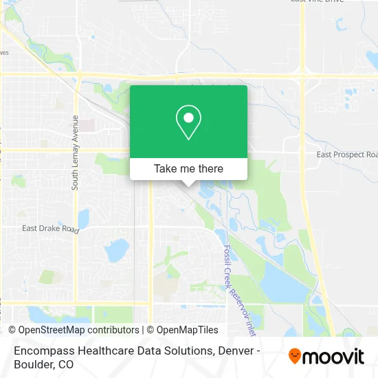 Encompass Healthcare Data Solutions map