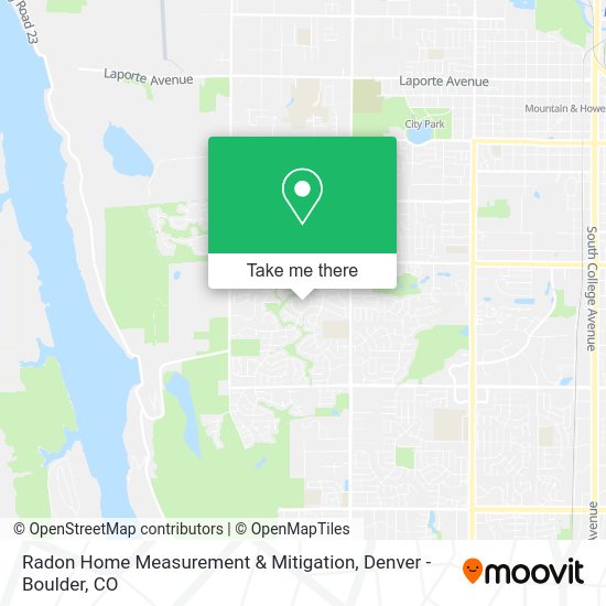 Radon Home Measurement & Mitigation map