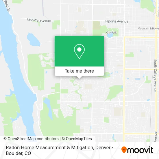 Radon Home Measurement & Mitigation map