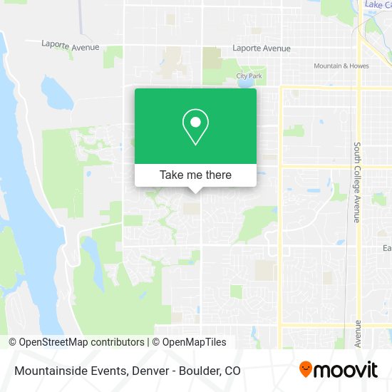 Mountainside Events map