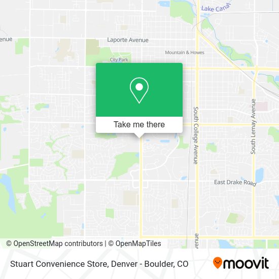 Stuart Convenience Store map