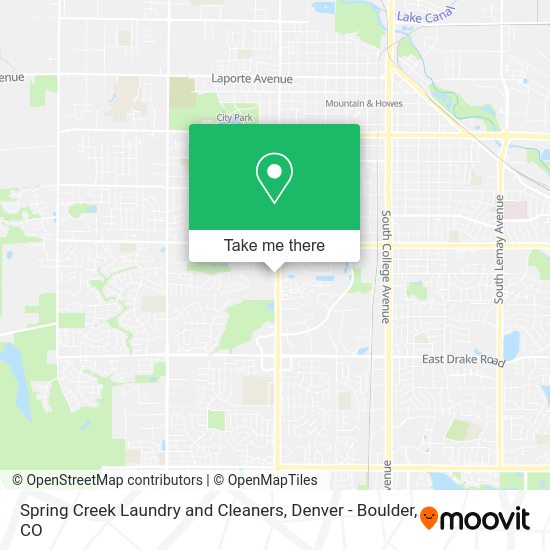 Mapa de Spring Creek Laundry and Cleaners