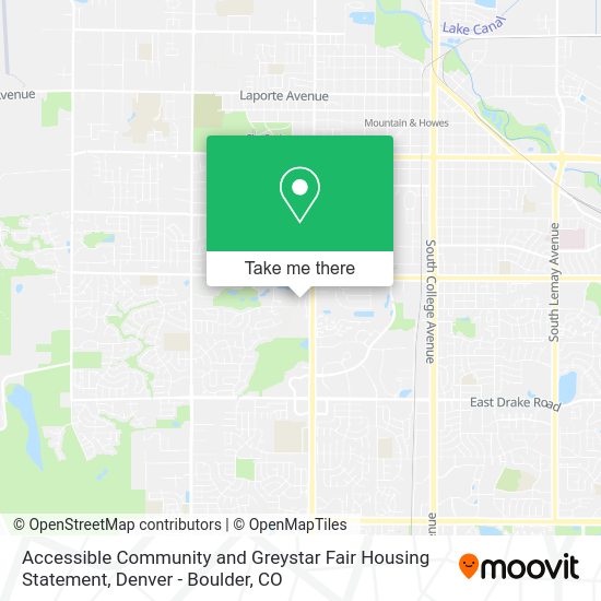 Accessible Community and Greystar Fair Housing Statement map