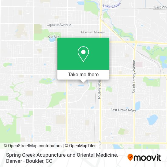 Mapa de Spring Creek Acupuncture and Oriental Medicine