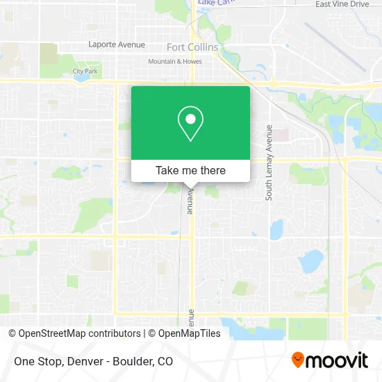 One Stop map