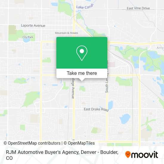 Mapa de RJM Automotive Buyer's Agency