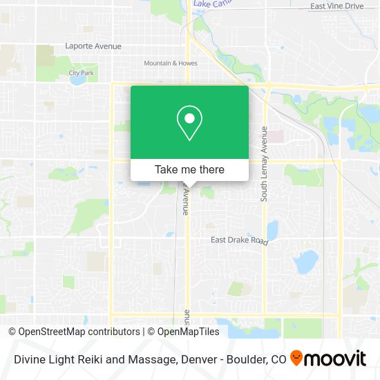 Divine Light Reiki and Massage map