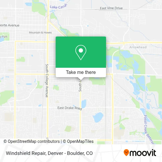Windshield Repair map