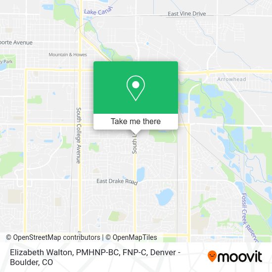 Elizabeth Walton, PMHNP-BC, FNP-C map