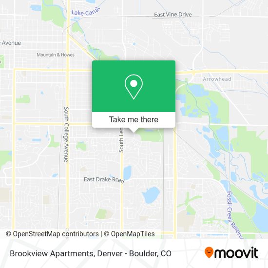 Brookview Apartments map