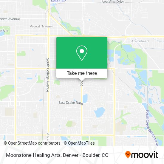Moonstone Healing Arts map
